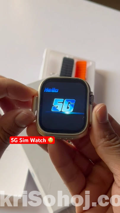 Sim supported Android smart watch 4G/5G Wifi Hotspot YouTube